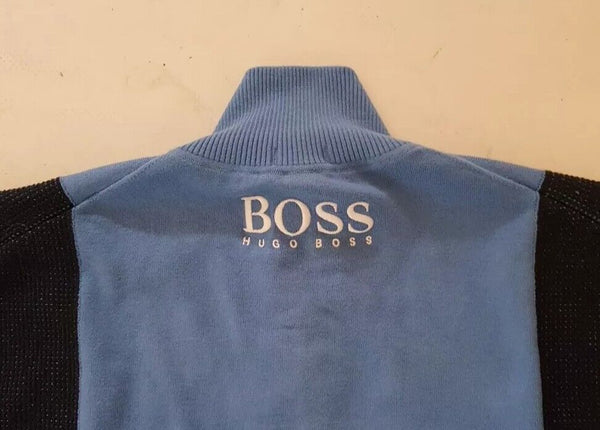 HUGO BOSS Golf Jumper Mens XL Zelchior Pro Quarter Zip Water Repellent - Signed