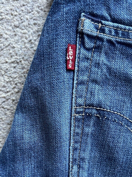 LEVIS 511 JEANS Mens W 32 L 34  vintage blue denim red tab regular fit A120