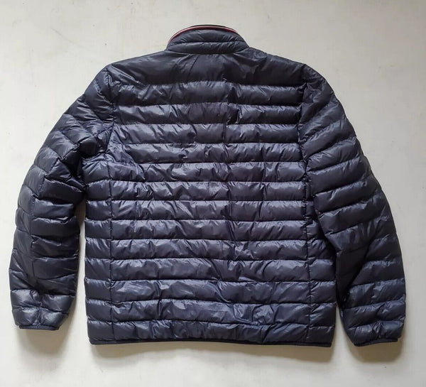 TOMMY HILFIGER Puffer Jacket Coat Mens XL Navy Blue TH Packable Series