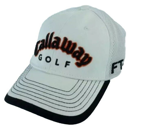 Callaway Golf Cap Hat Tour FT-5 New Era Strapback White Black