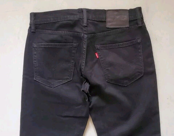 LEVIS 511 JEANS Mens W 31 L 30 Classic Fit Vintage Black Denim Red Tab