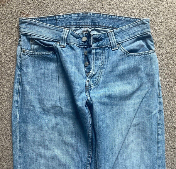 LEVIS 529  JEANS Mens W 33 L 32  vintage blue denim red tab regular fit A138