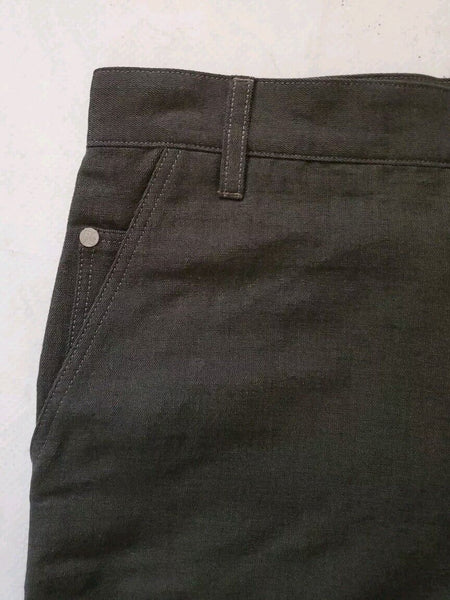 PAUL SMITH Jeans Utility Trousers Mens W 32 L 31 Classic Fit Washed Black Denim