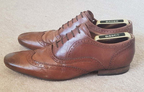 GUIDE LONDON Shoes Brogues Tan Leather Mens UK 11 Excellent Condition Were £95