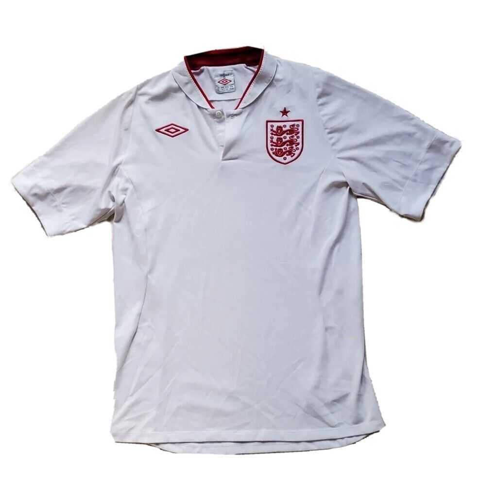 ENGLAND Football Shirt Jersey Mens M 40 Umbro Home 2012 - 2013 3 Lions White