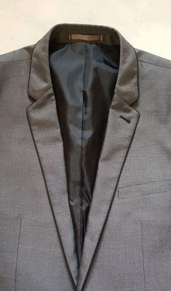 Suit By Taylor Wright Mens Jkt 44 Trs W36 Regular Fit Gunmetal Grey Worn Once