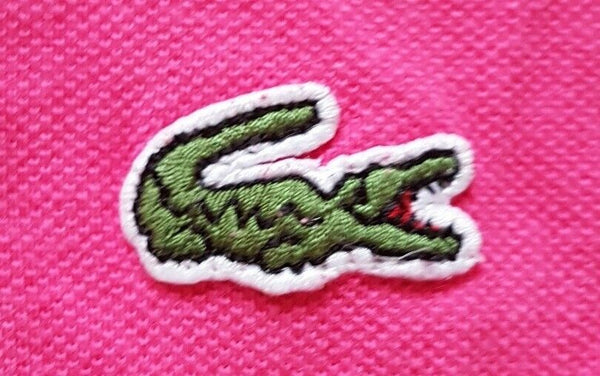 LACOSTE Polo Shirt Mens 5 L Regular Fit Hot Pink Cotton Iconic Croc Devanlay