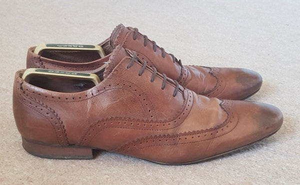 GUIDE LONDON Shoes Brogues Tan Leather Mens UK 11 Excellent Condition Were £95