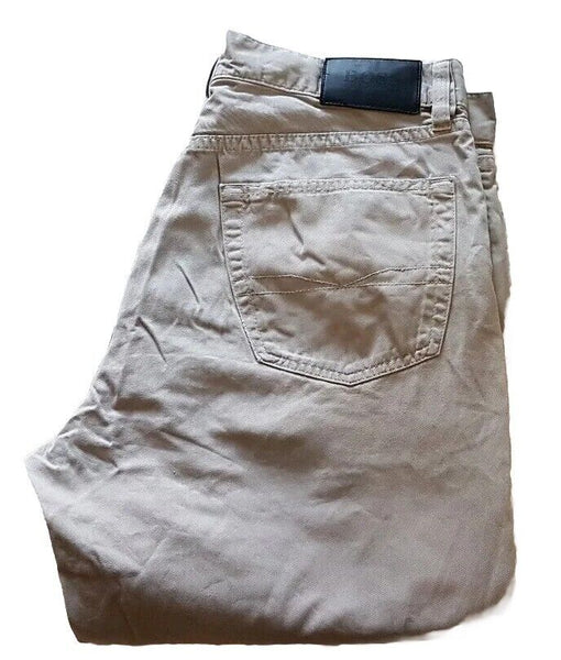 HUGO BOSS Chinos Mens W 32 L 32 Reg Fit Stone No. 126