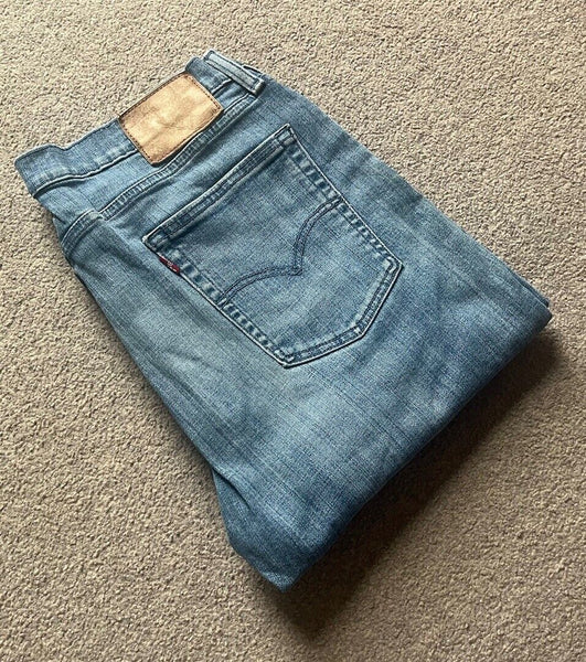 LEVIS 757 Jeans Mens W 36 L 30 vintage blue denim red tab regular fit A151