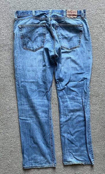 LEVIS 501 JEANS Mens W 38 L 32  vintage blue denim red tab regular fit A133