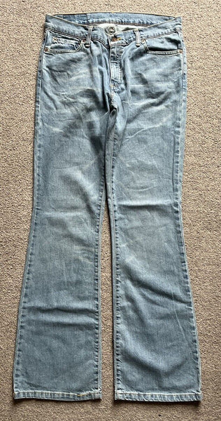 LEVIS 529 JEANS Mens W 31 L 34 vintage blue denim red tab regular fit A110