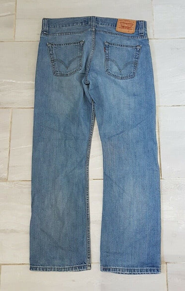 LEVIS 506 Jeans Mens W 33 L 30 Standard Fit Blue Denim Reb Tab (967)