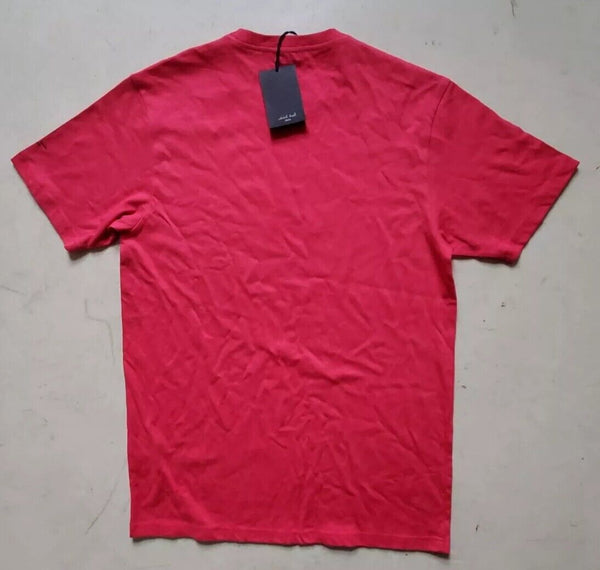 PAUL SMITH Tshirt T Shirt Mens M Muskox Intrusion Slim Fit Pink Cotton