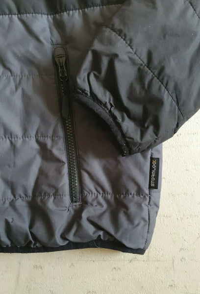 JACK WOLFSKIN Jacket Mens M Puffer Stormlock Black Grey