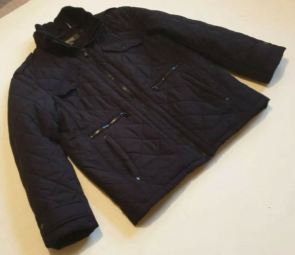 Kenneth Cole Jacket Coat Womens M Black Quilted Waterproof Was £110