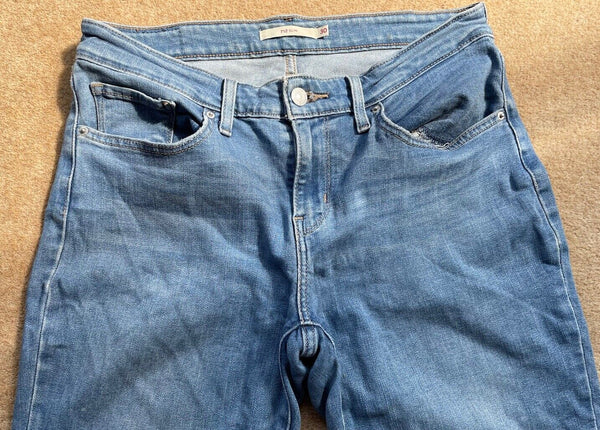 Womens Levis Jeans 712 Slim W 30 L 30 Blue Denim Red Tab C5