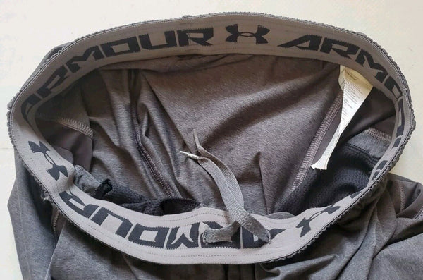 UNDER ARMOUR Shorts Mens L Loose Fit Charcoal Grey Stretch