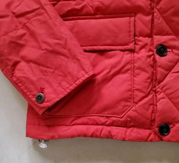 PAUL SMITH Puffer Jacket Gilet 3 in 1 Coat Red Black Teflon Coated Mens M