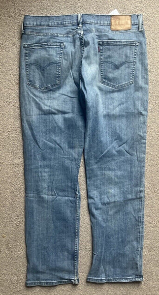 LEVIS 757 Jeans Mens W 36 L 30 vintage blue denim red tab regular fit A151