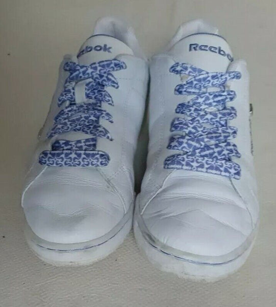 VINTAGE REEBOK TRAINERS RB 810 Womens UK 5.5 EU 38.5 White Purple Leather