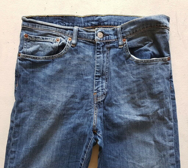 LEVIS 751 JEANS Mens W 34 L 34 VINTAGE BLUE DENIM RED TAB REGULAR FIT (149)