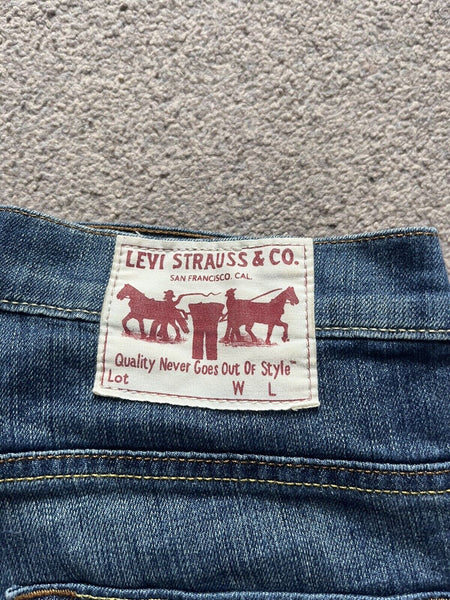 LEVIS 506 JEANS Mens W 30 L 34 vintage blue denim red tab regular fit A55