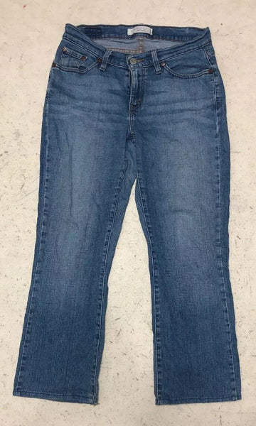 LEVIS 529 JEANS Womens W 28 L 26 Curvy Boot Cut Blue Denim Red Tab No 428