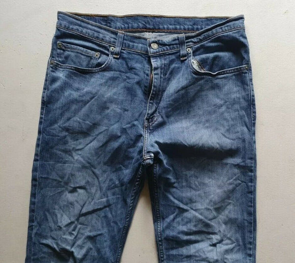 LEVIS 373 JEANS Mens W 34 L 32 VINTAGE BLUE DENIM RED TAB CLASSIC FIT (71)