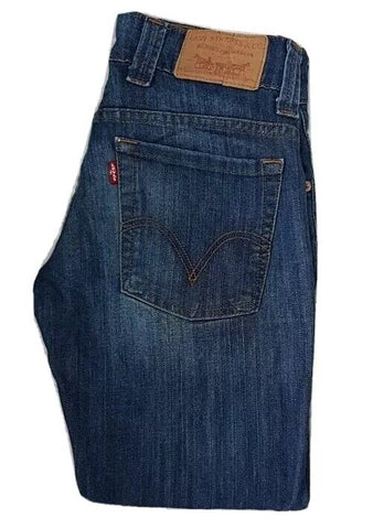 LEVIS 710 JEANS Womens W 26 L 30 BLUE DENIM RED TAB SKINNY FIT (851)