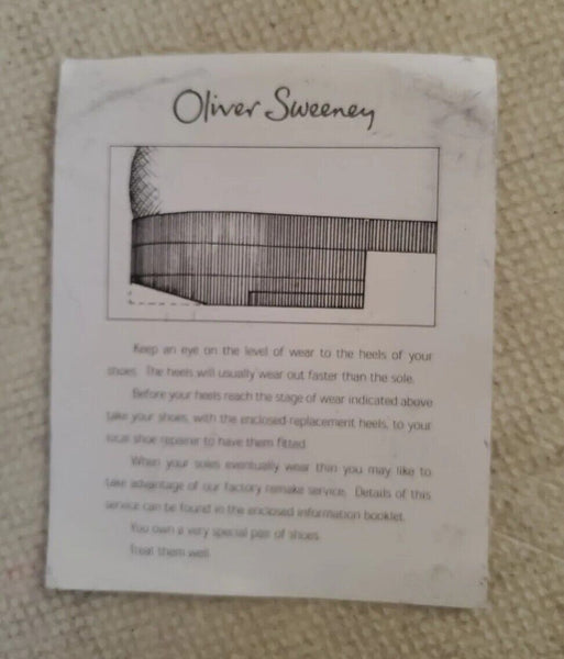 Oliver Sweeney Mens Replacement Heels Genuine Spares Dealer Chelsea Boots S62