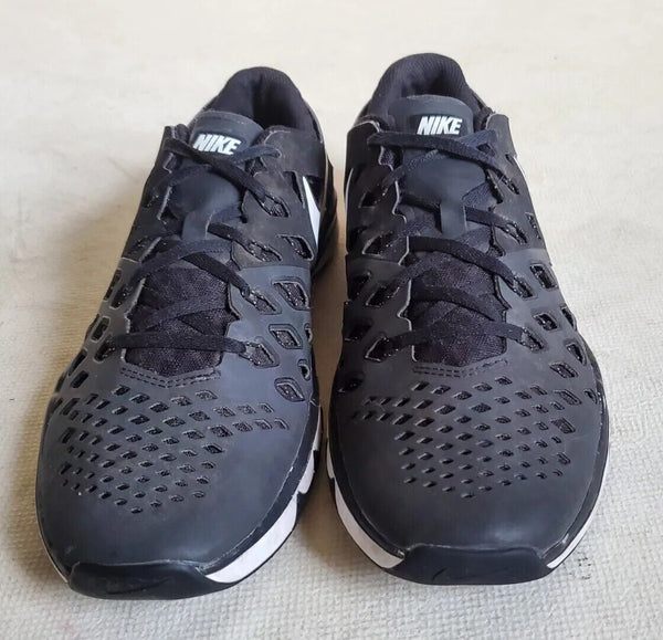 NIKE TRAIN SPEED 4 TRAINERS Mens UK 9 EU 44 Black Running Shoes White Swoosh