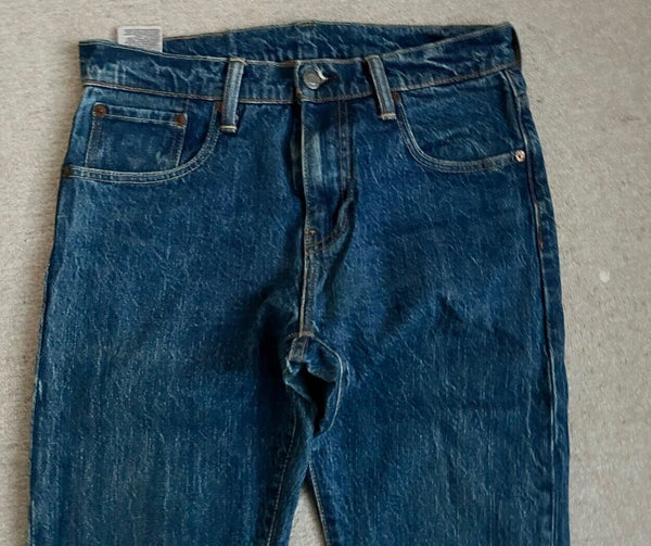 LEVIS 520 JEANS Mens W 28 L 32 vintage blue denim red tab slim fit A68