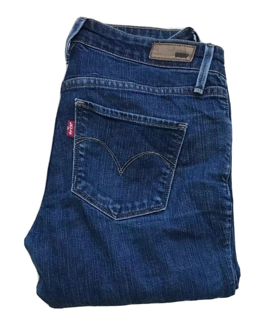 Womens LEVIS Jeans Demi Curve W 26 L 32 Straight Fit No. 466