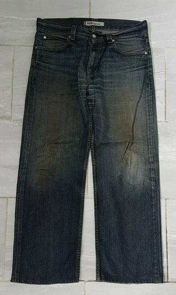 LEVIS 509 JEANS Mens W 32 L 28 BLUE DENIM RED TAB COMFORT FIT (814)