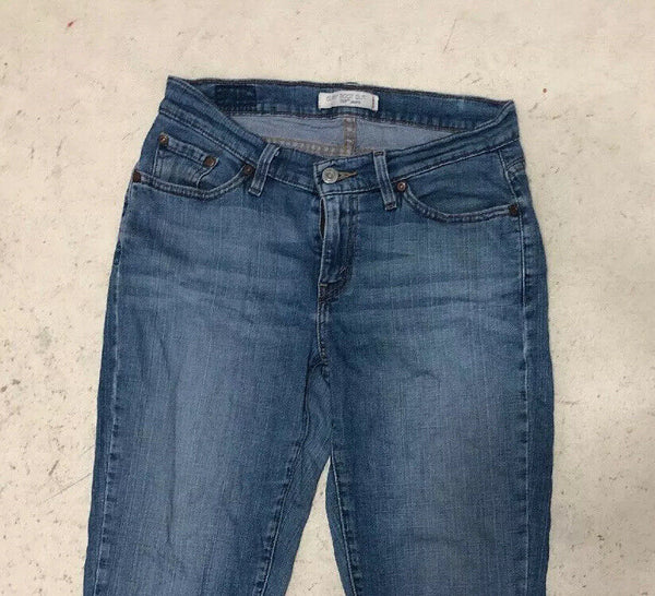 LEVIS 529 JEANS Womens W 28 L 26 Curvy Boot Cut Blue Denim Red Tab No 428