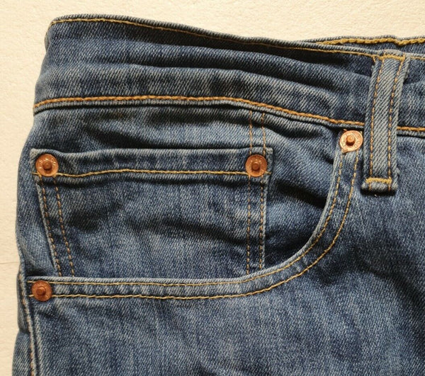 LEVIS 751 Jeans W 38 L 32 Vintage Regular Fit Blue Denim Red Tab (4)