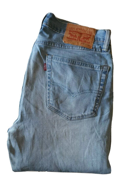 LEVIS 751 JEANS Mens W 32 L 32 VINTAGE BLUE DENIM RED TAB CLASSIC FIT (87)