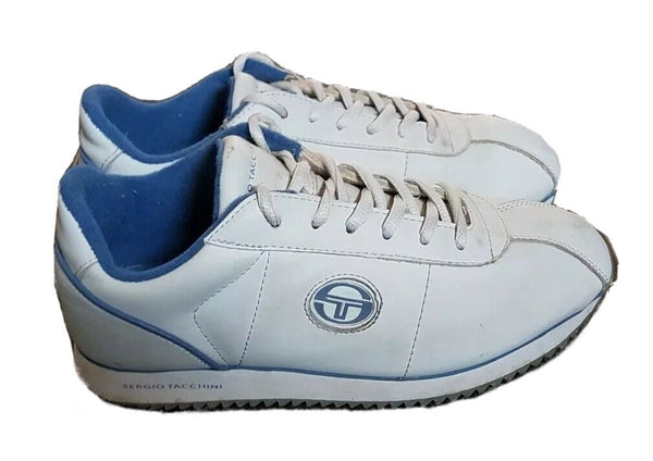 VINTAGE SERGIO TACCHINI TRAINERS Womens UK 5.5 EU 38.5 Star 1980s Grey Leather