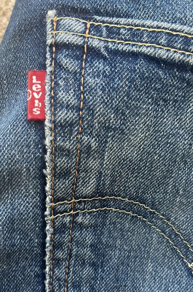 LEVIS 512  JEANS Men’s W 30 L 32 VINTAGE BLUE DENIM RED TAB STRAIGHT FIT A26