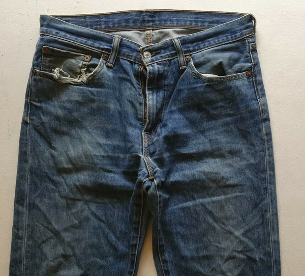 LEVIS 751 JEANS Mens W 34 L 34 Classic Fit Blue Denim Red Tab No 85