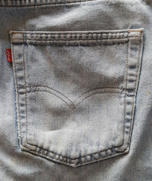 LEVIS 528 JEANS Mens W 36 L 34 BLUE DENIM STRAIGHT FIT (16)