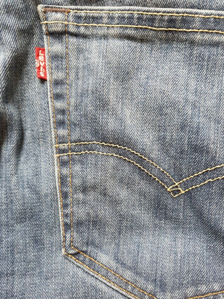 LEVIS 751 Jeans W 38 L 32 Vintage Regular Fit Blue Denim Red Tab (4)