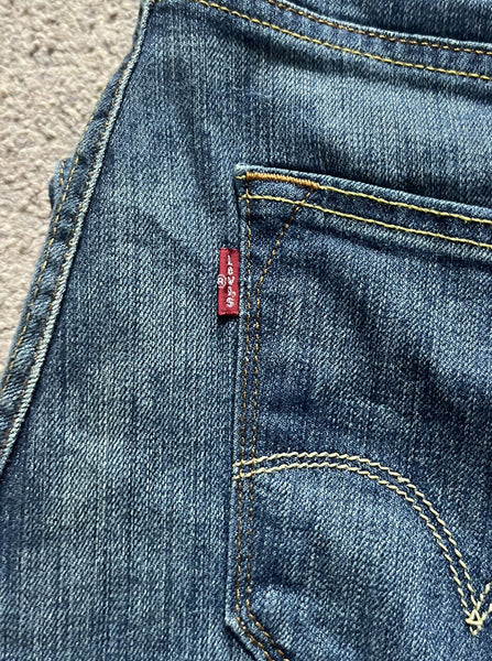 LEVIS 506 JEANS Mens W 30 L 34 vintage blue denim red tab regular fit A55