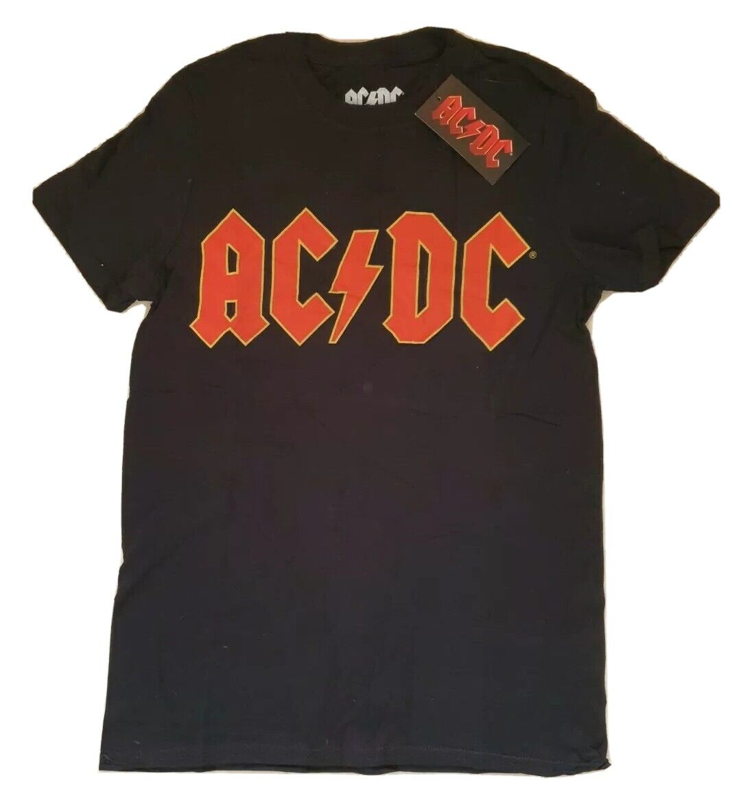 ACDC T Sshirt Mens S Rock Band Oficial Merchandise Black New With Tags