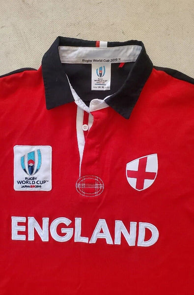 ENGLAND RUGBY Jersey Shirt Men XL Japan 2019 World Cup Away