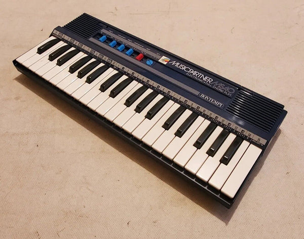 BONTEMPI MUSICPARTNER MS40 Keyboard Blue Vintage 1986 Boxed Fully Tested Mint