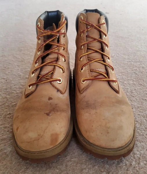 TIMBERLAND BOOTS Womens UK 4.5 EU 37.5 Classic 6 Inch Wheat Nubuck Leather