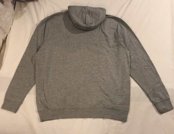 High and Mighty Hoodie Sweatshirt Grey Mens Size XL 50 Inch Chest