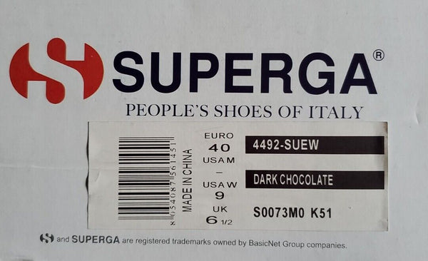 SUPERGA SUEDE BOOTS Brown Womens Uk 6.5 Eu 40 Waterproof Rrp £160